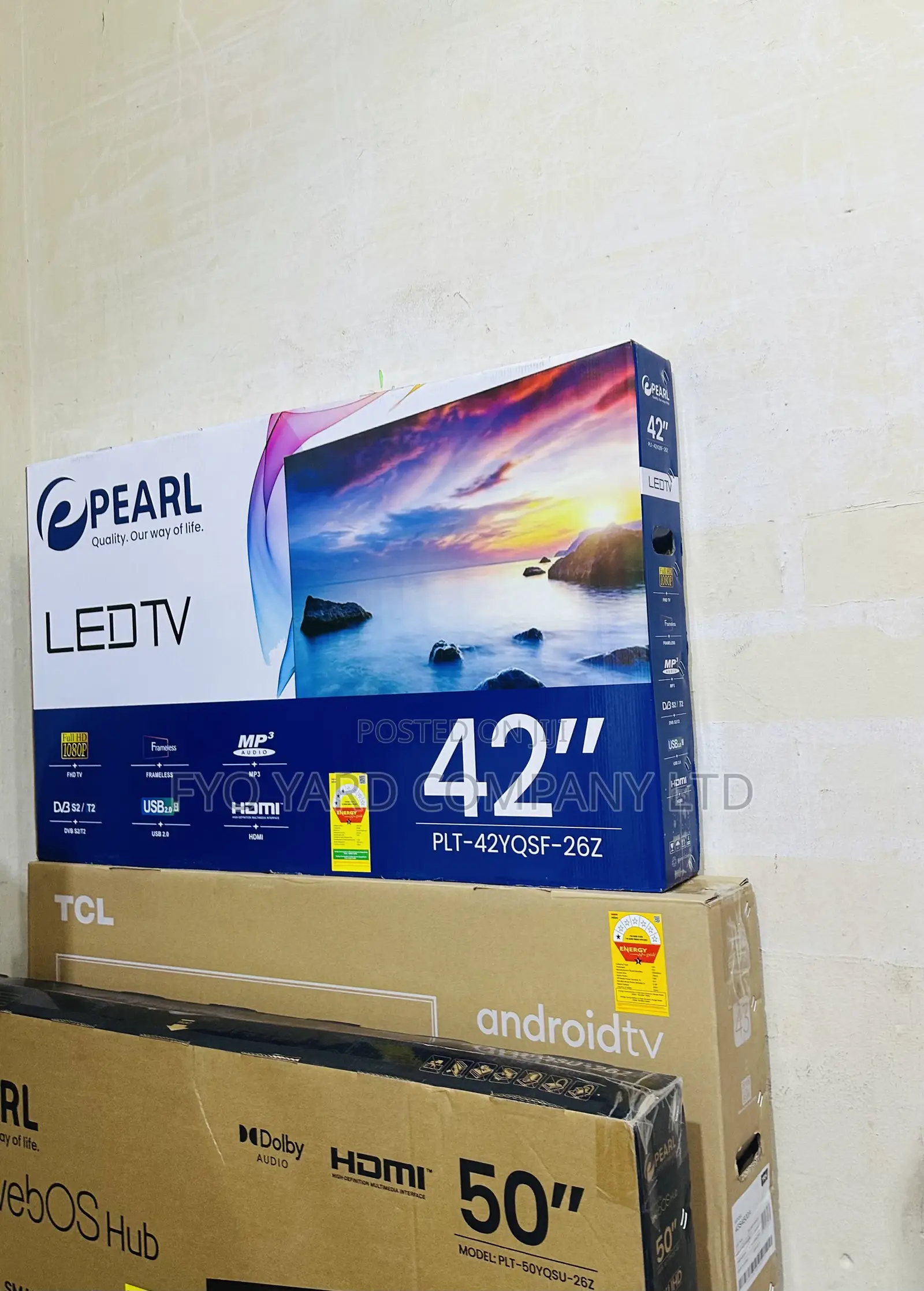 Pearl 42””Full HD Digital Clear Picture TV+ Inbuilt Decoder in Accra ...