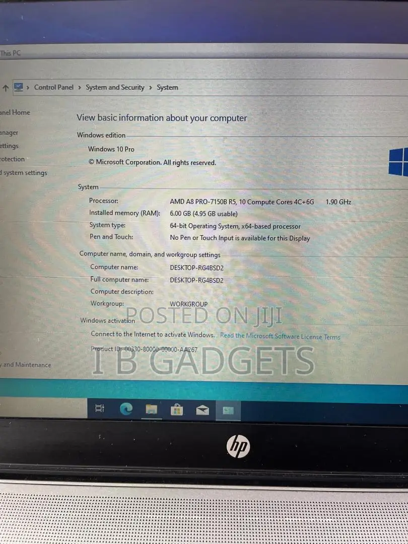 Laptop HP EliteBook 745 6GB AMD A8 SSD 128GB