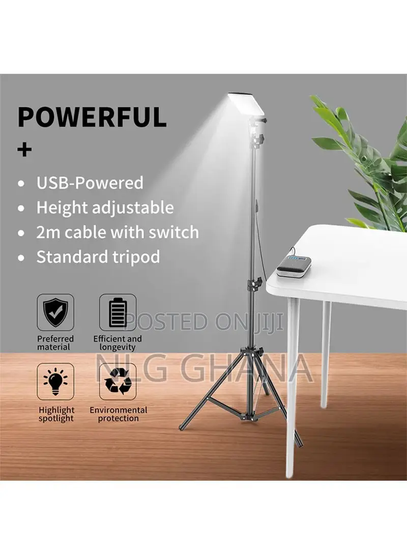 1.8M Multifunctional Outdoor Lamp USB Powered Stand Tvx12719