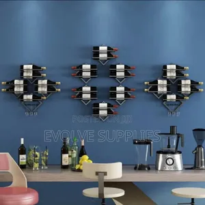 Mounted Wine Bottle Rack