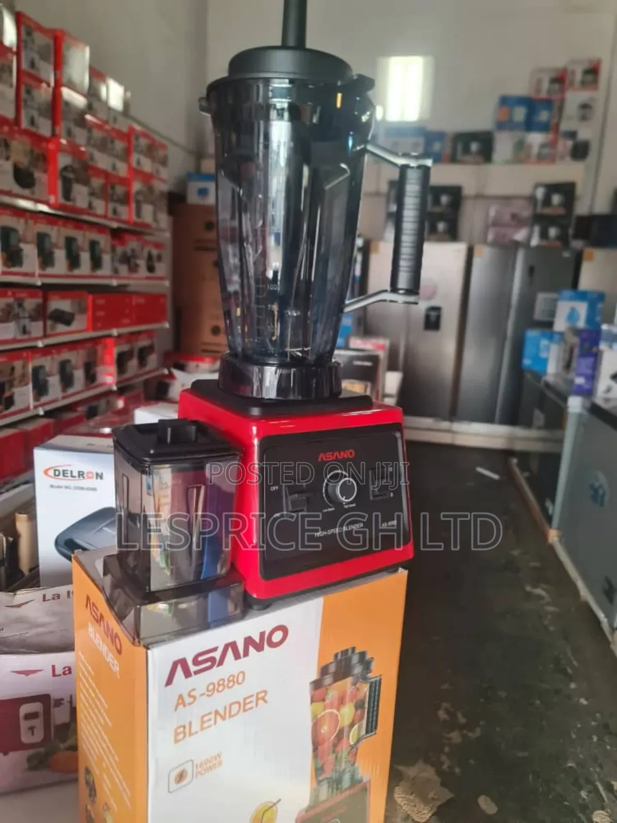 Asano: 3L Poly Jar, Strong Blades, Blends All