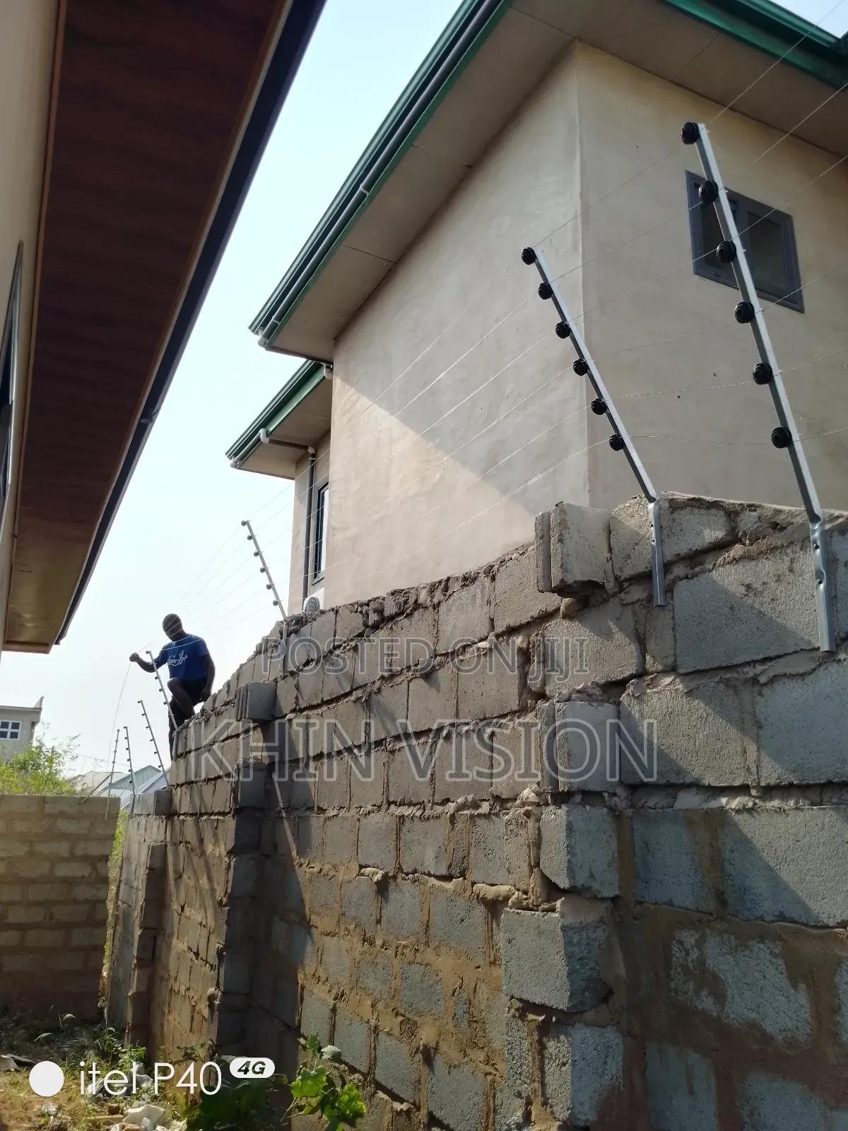Electric Fence and Razor Installation