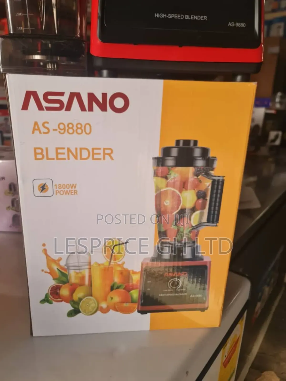 Safety Assured: Asano Blender, 1800W.