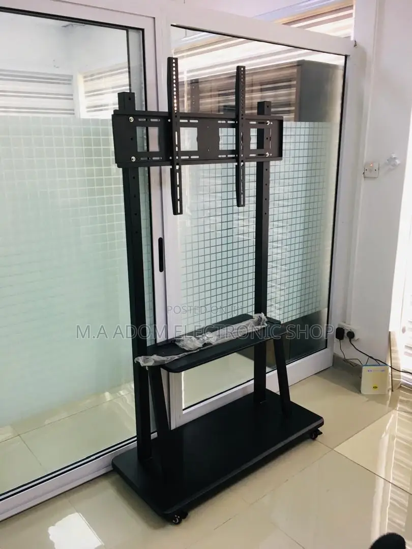 Mobile TV Stand for Large Screens (60"-100")
