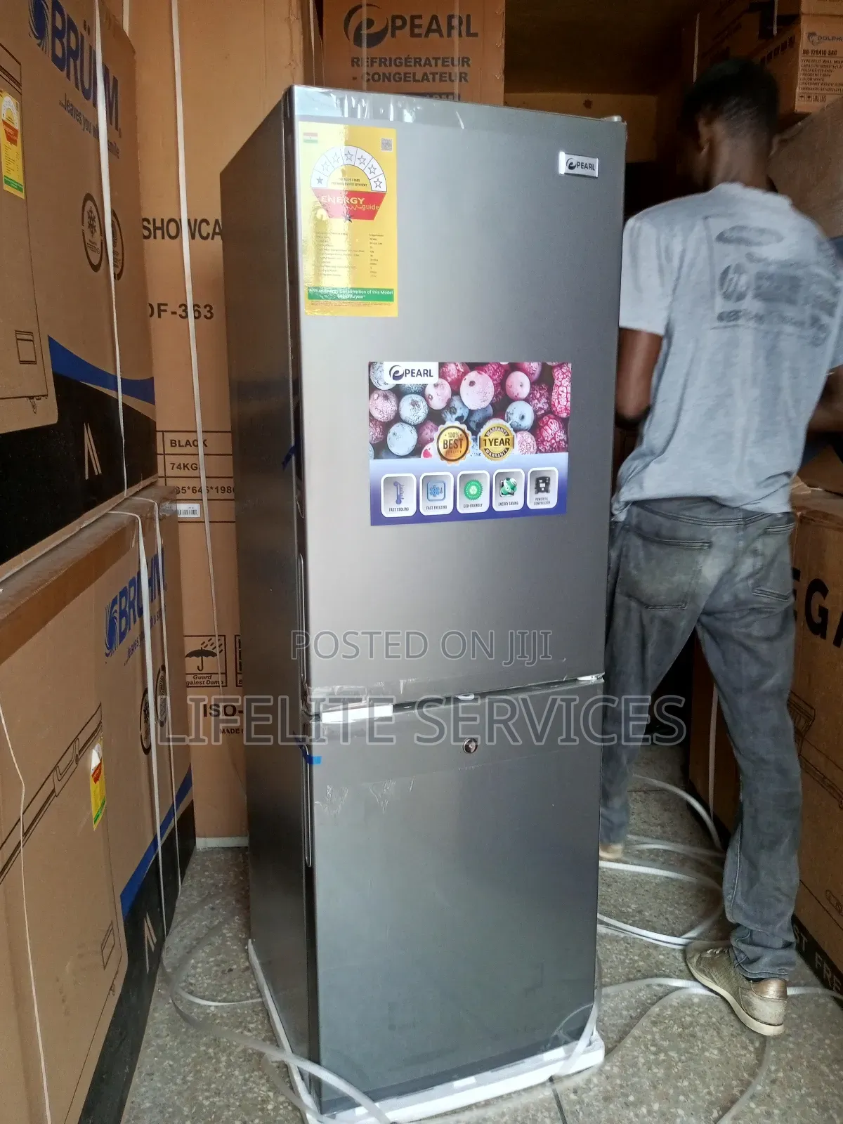 Pearl Refrigerator 157 Litres Button Freezer