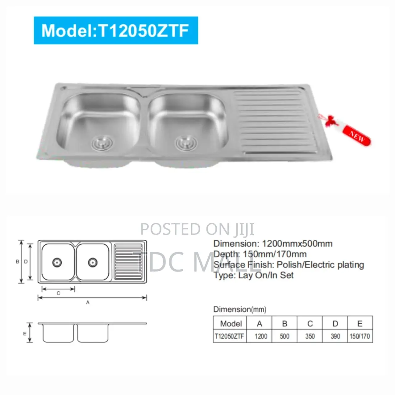 Kitchen Sink With Accessories