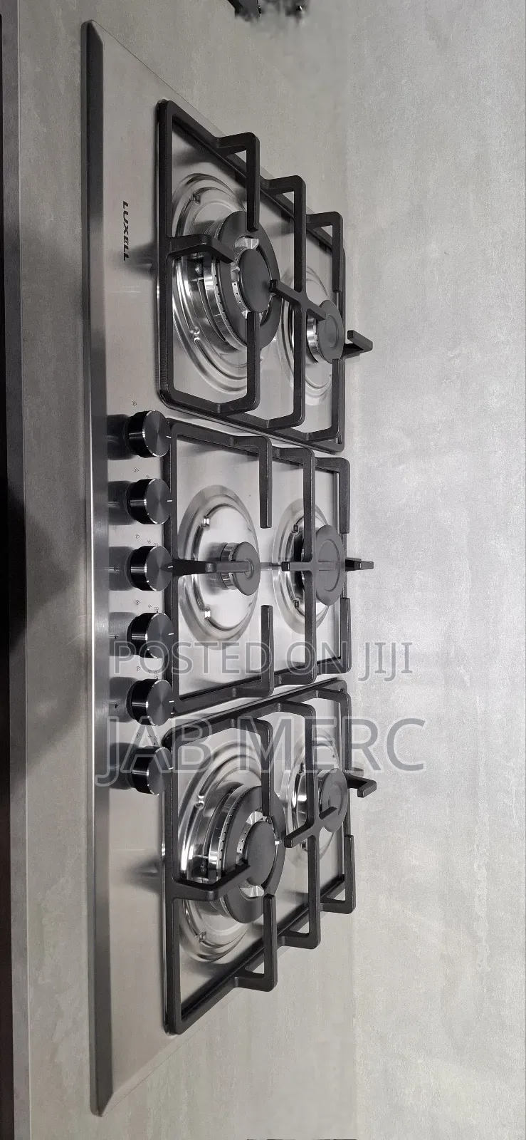 Inbuilt 6 Burners Cooker Stove Countertop Stainless Steel