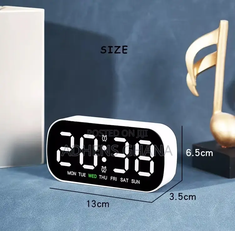 Digital Alarm Table Clock Brightness Adjustable