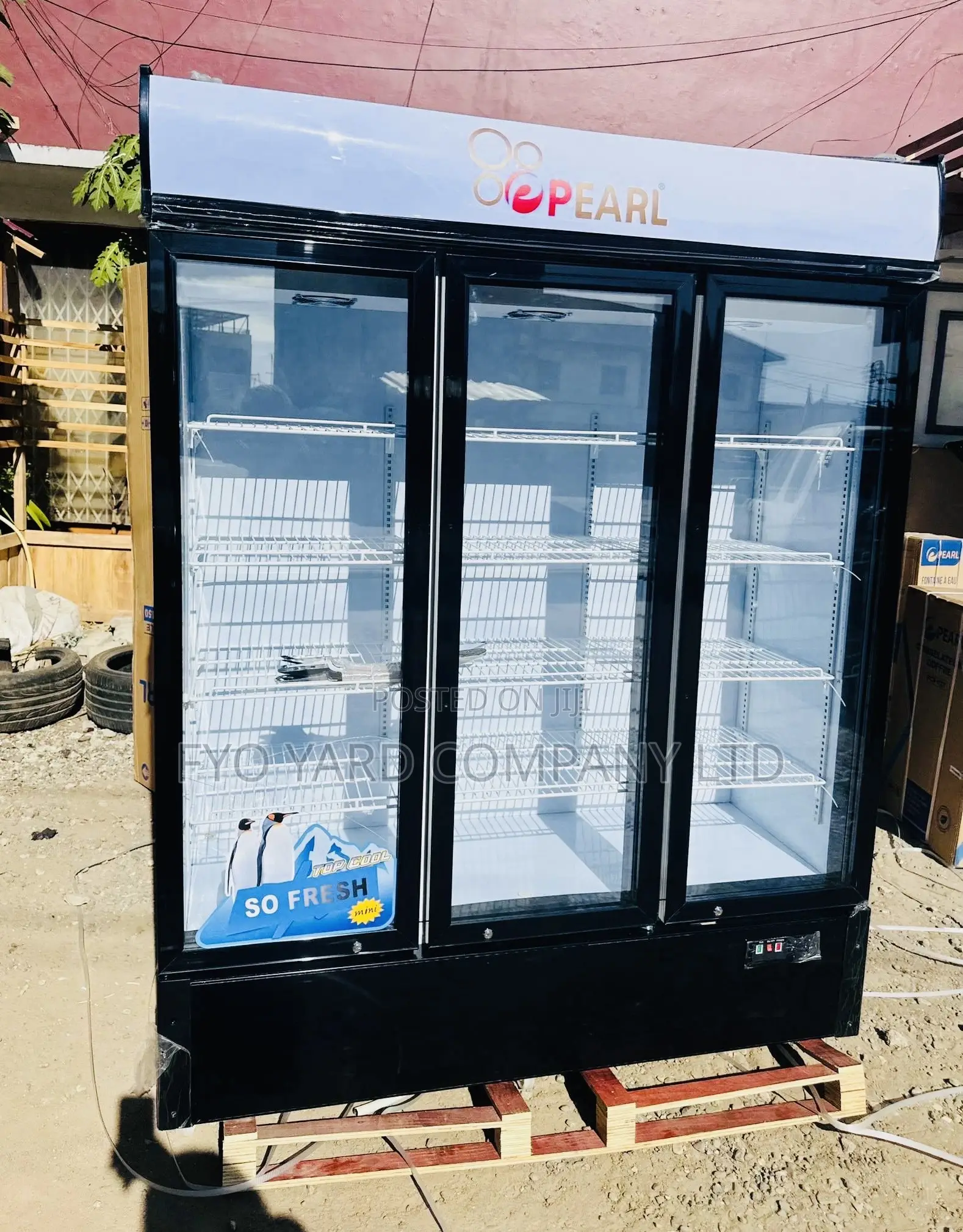 Pearl Commercial 3doors Original Display Fridge