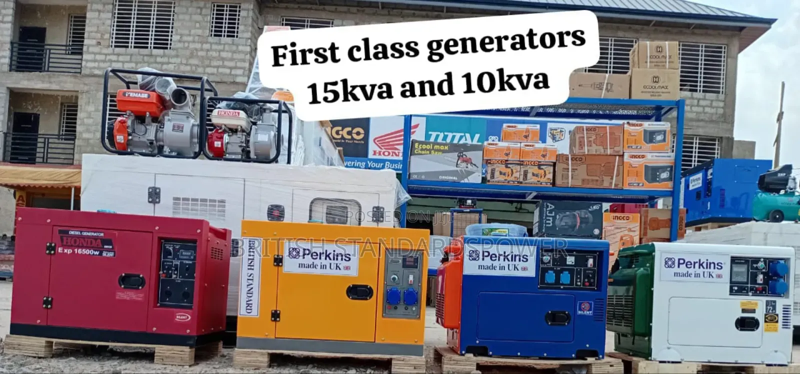 Discounted Generators 10kva and 15kva Diesel Perkins