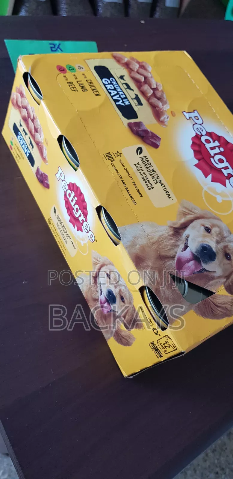 Case of 12 Pedigree Dog Food Cans (400g) - Best Price - Accra Delivery