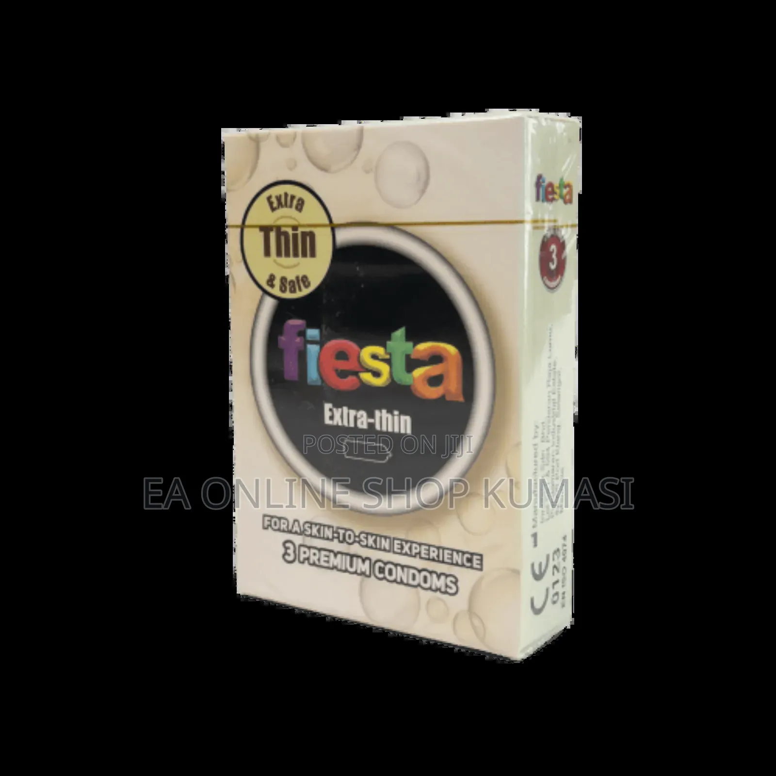 Fiesta Condom Extra Thin 3 Pieces in One Pack .