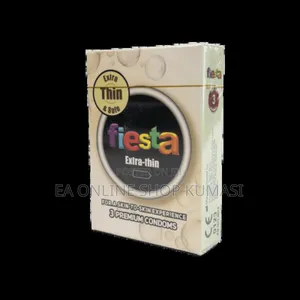 Fiesta Condom Extra Thin 3 Pieces in One Pack .