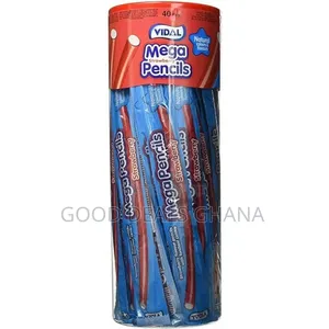 Photo - Vidal Mega Strawberry Candy Pencil Pack of 40