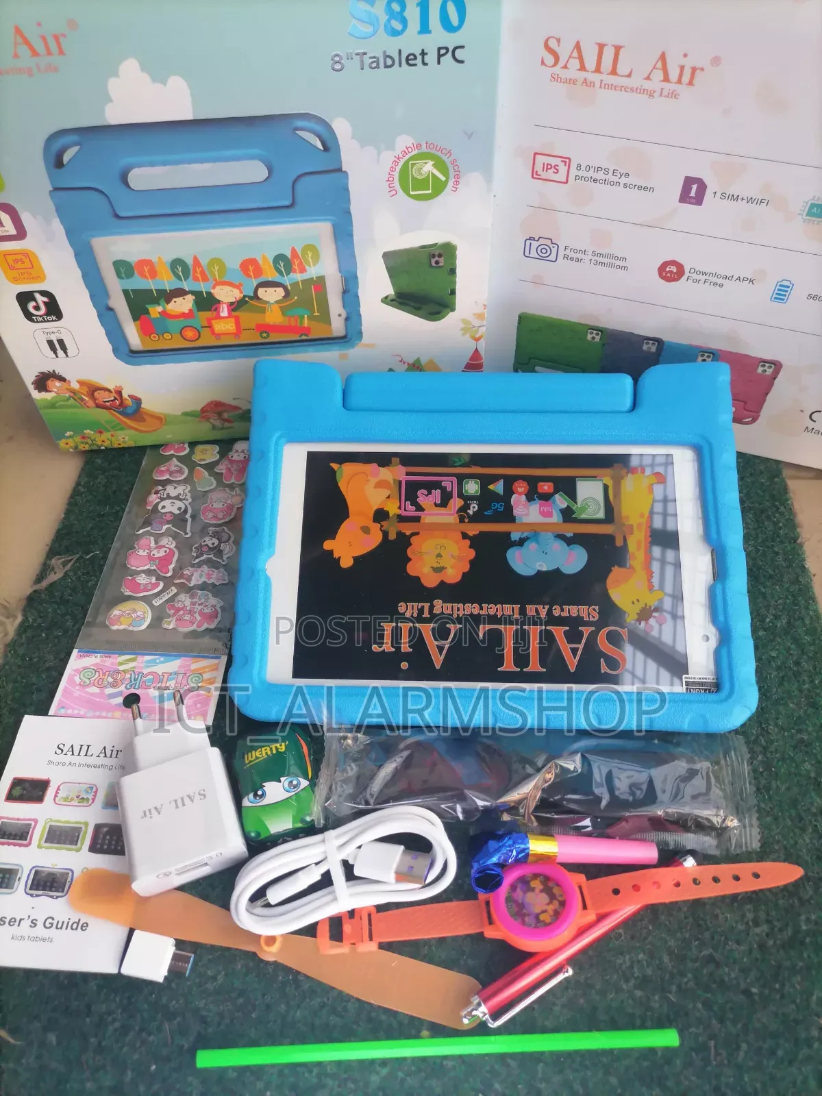 Kids Educational Tablet 8" Sail Air S810 Laptop