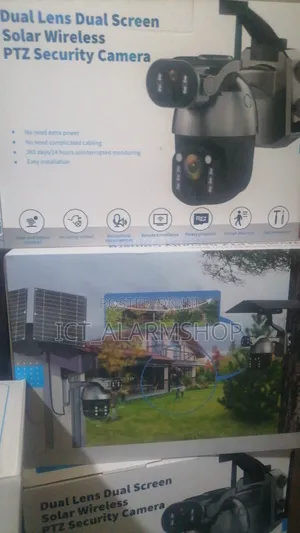 Solar Power Panel PTZ Camera