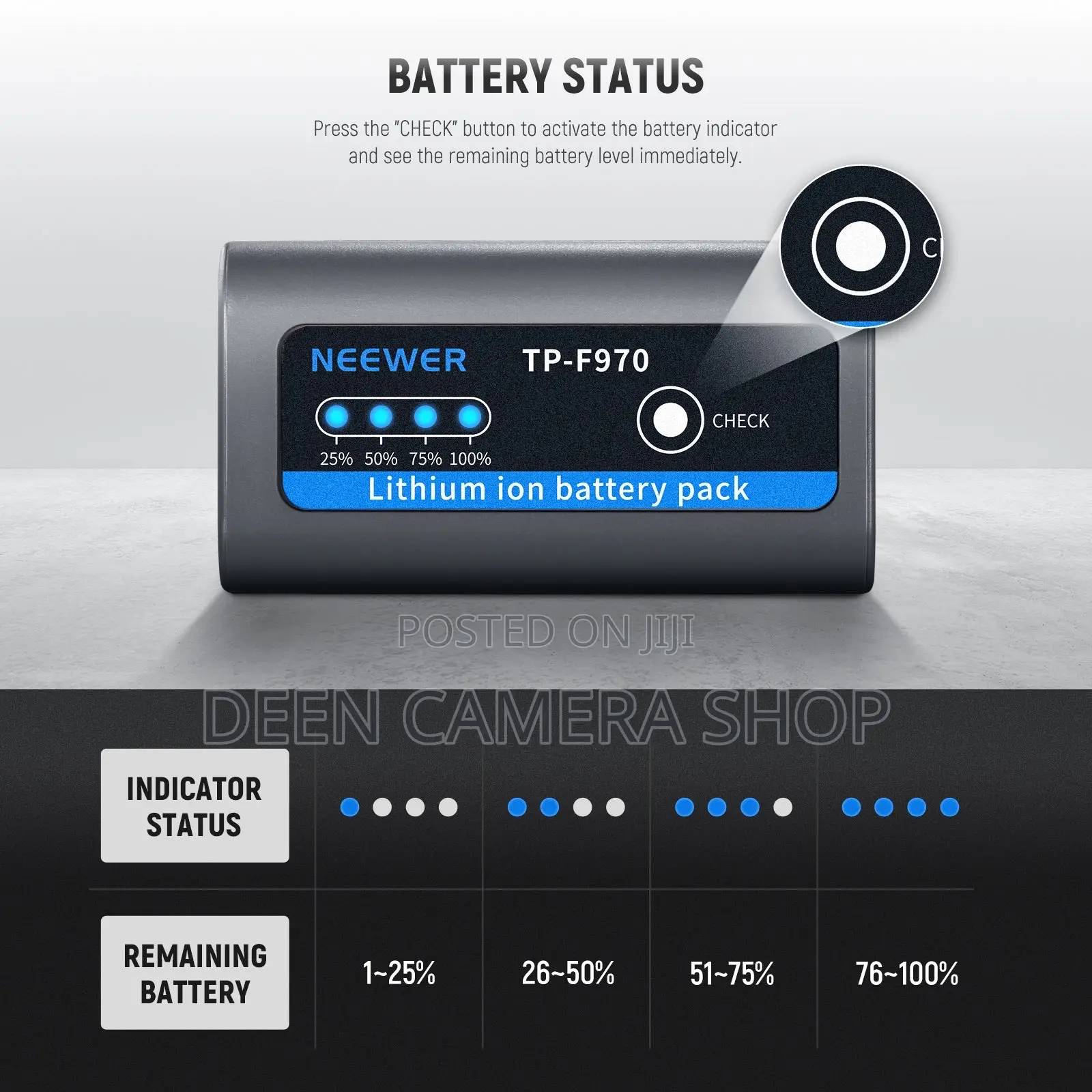 NEEWER NP-F970 10500mah NP-F970 Replacement Battery