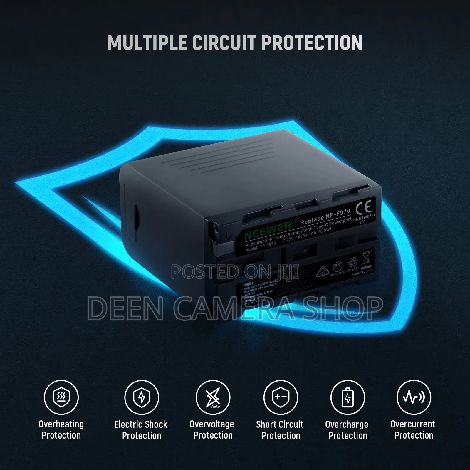 NEEWER NP-F970 10500mah NP-F970 Replacement Battery