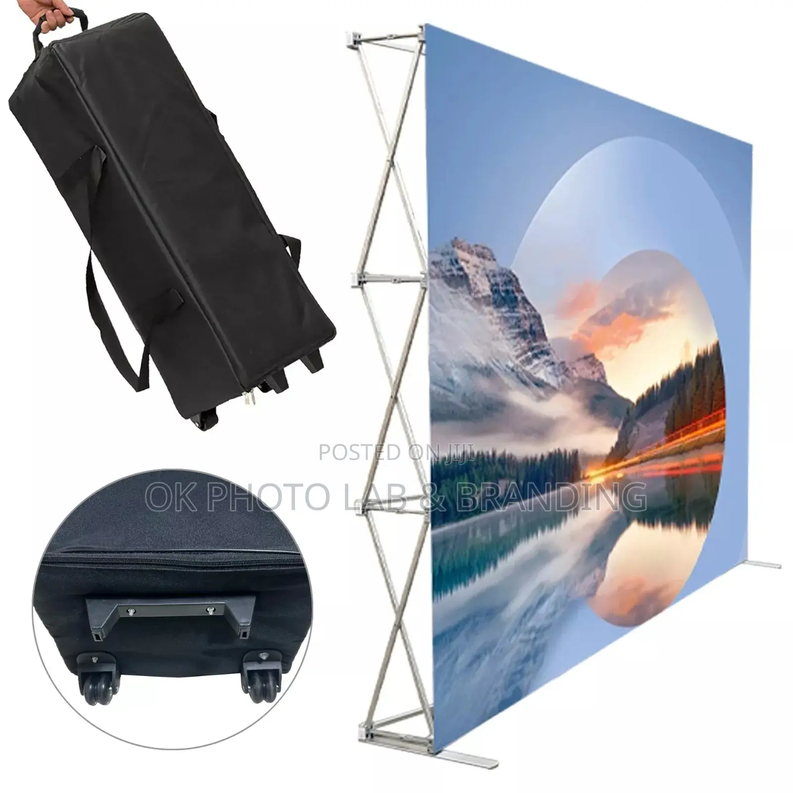 Mobile Backdrop 8fts X 10ft for Events and Photo Shoot