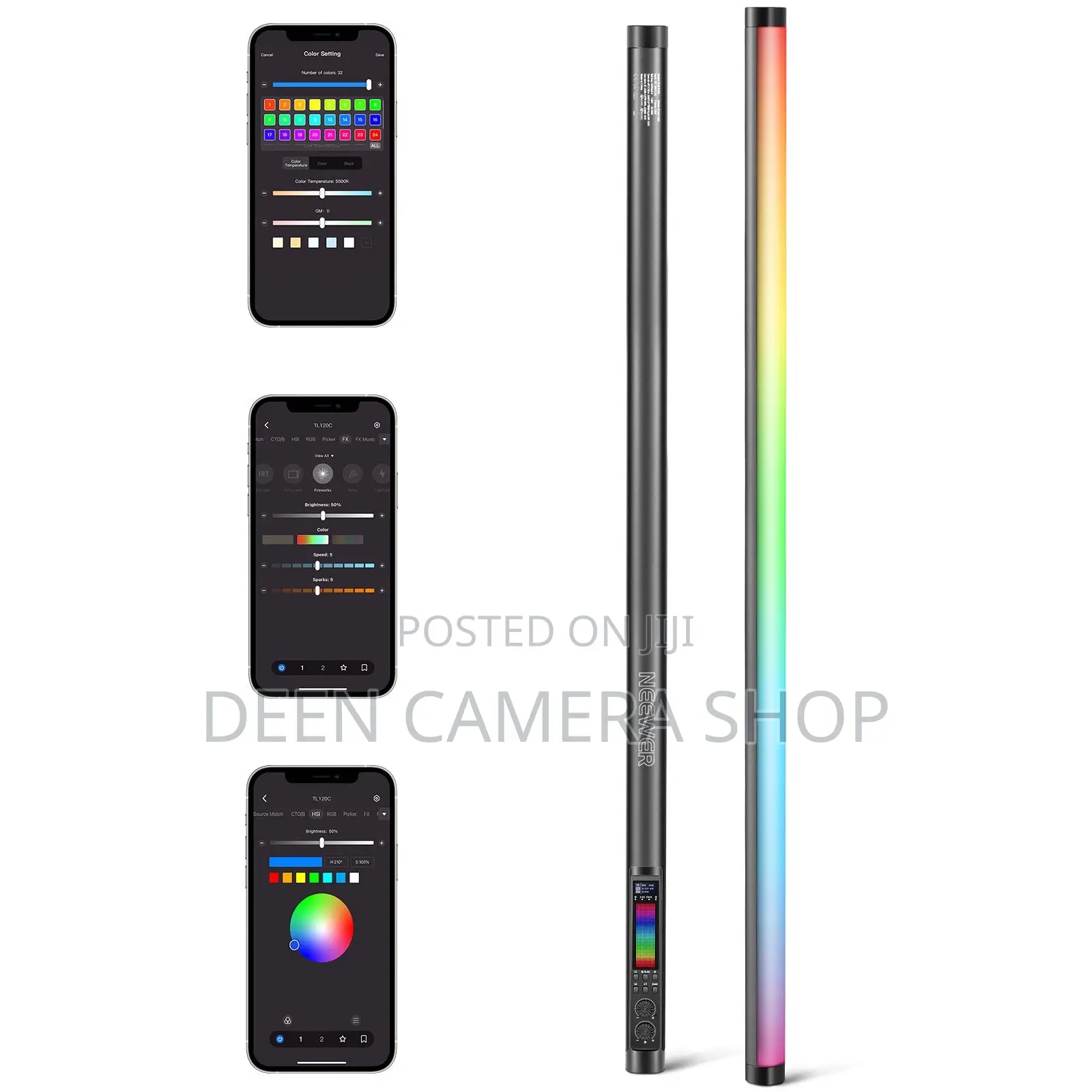 Neewer Tl120c 42w RGB Tube Light With App/2.4g/DMX Control