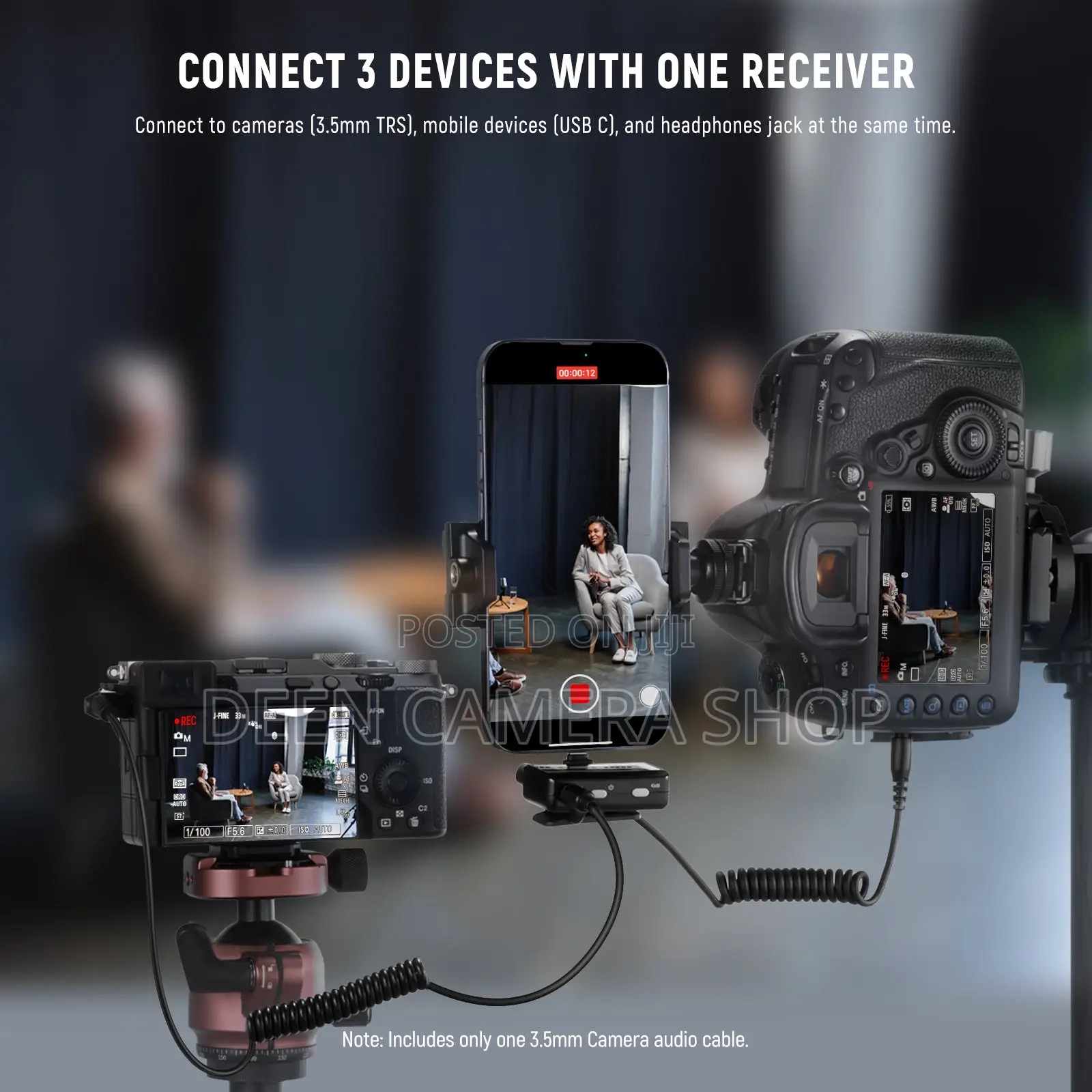 NEEWER CM28 Wireless Lavalier Microphone System