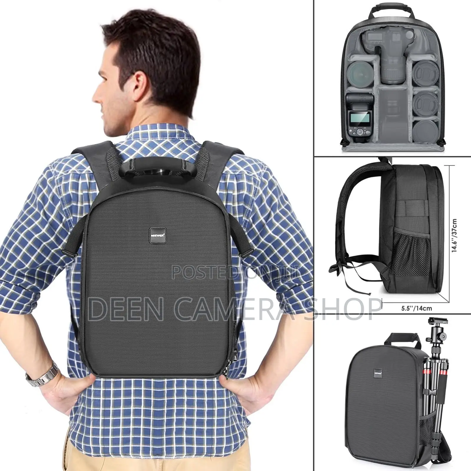 NEEWER 11.8"X5.5"X14.6" Camera Backpack