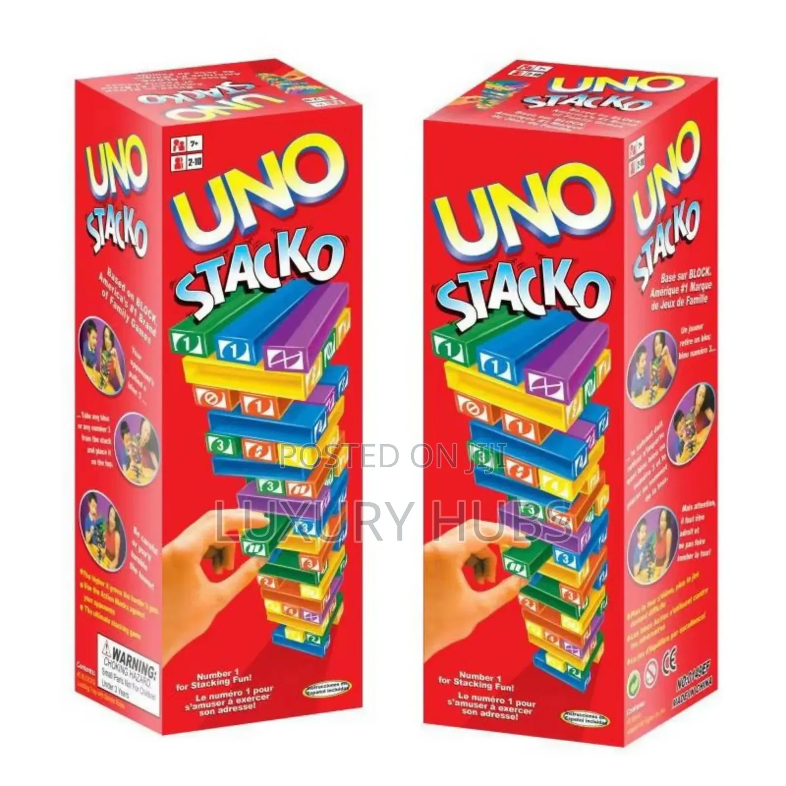 Stacko Uno Family Game Entertainer