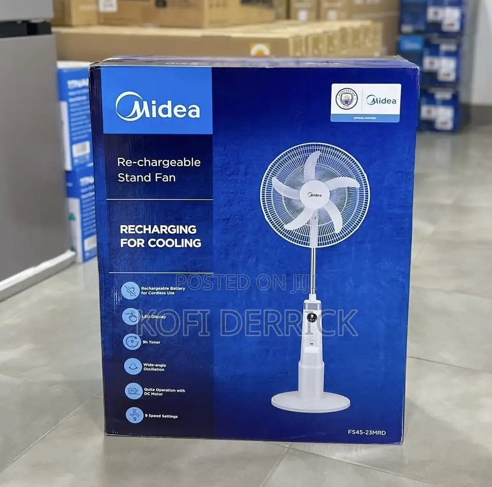Rechargeable Fan - Media
