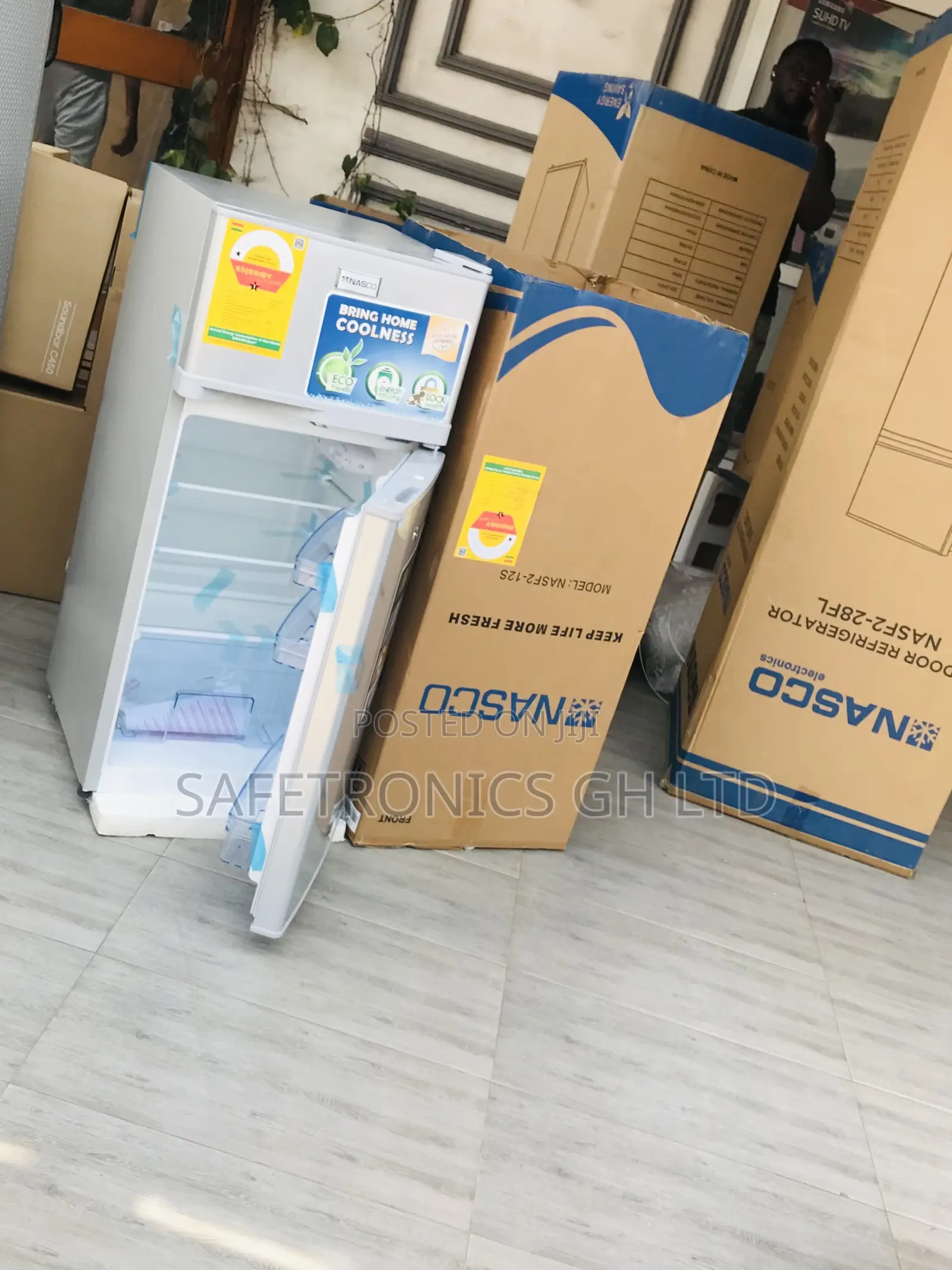 Affordable 90 Liters Doubledoor Nasf2-11fl Top Mount Fridge