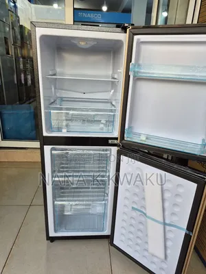 Best Nasco_136liters Double Door Fridge With Bottom Freezer