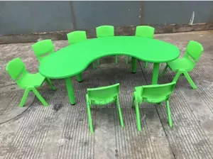 Kids Study Table Half Moon Q14