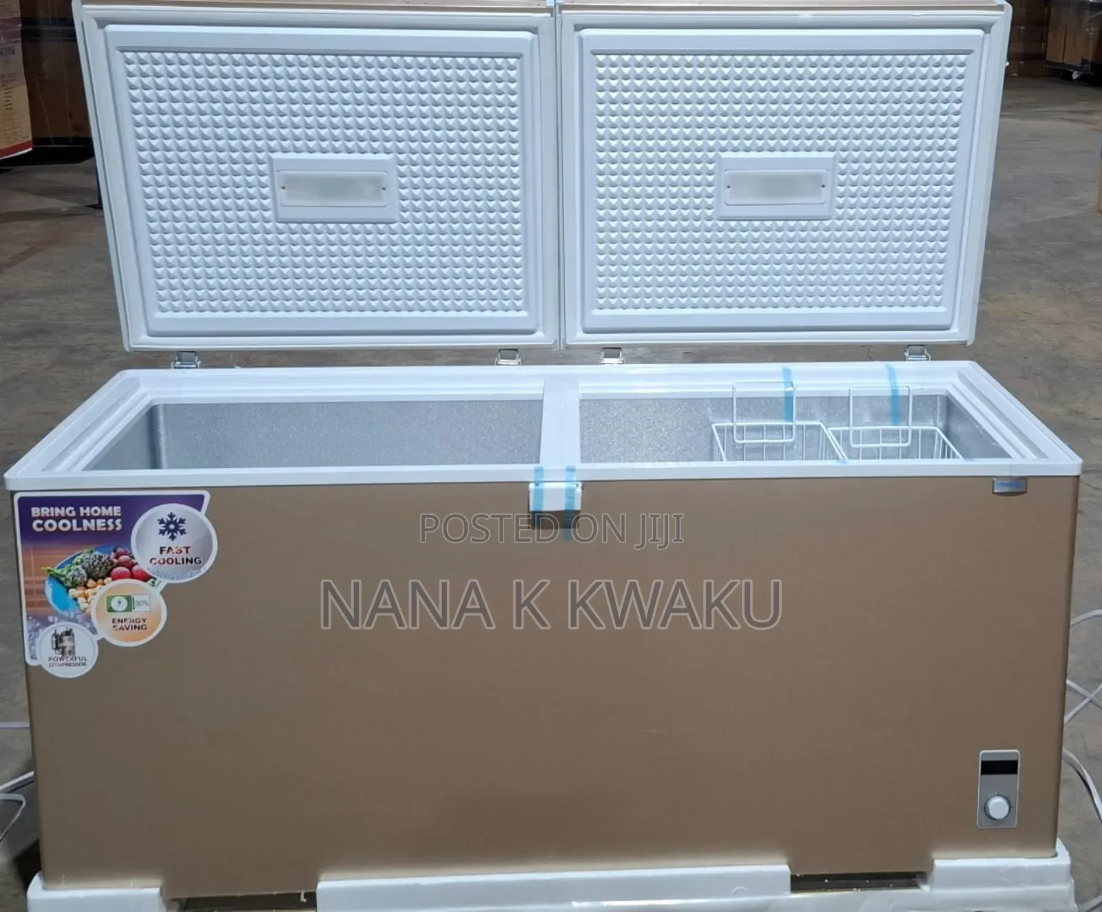 600litres Nasco Chest Freezer Golden Colour