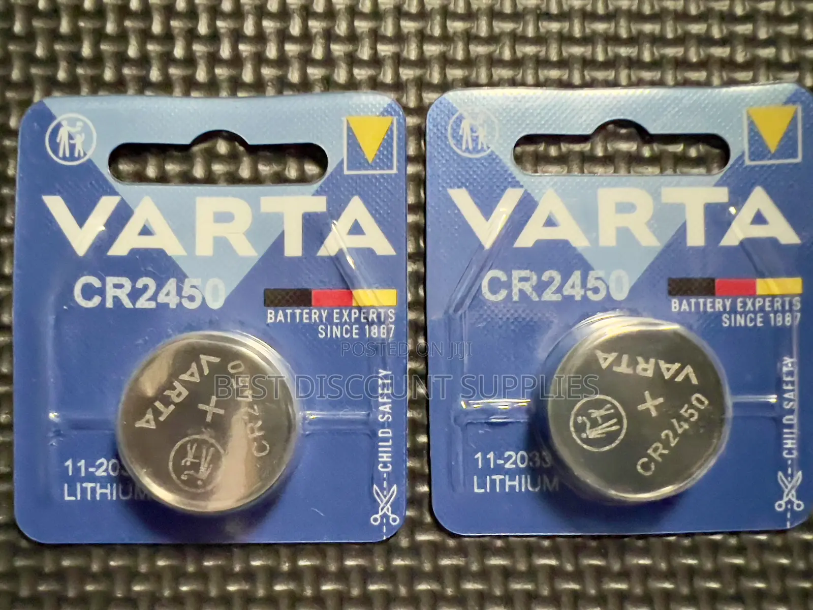 Original Varta 2450 Car Key Fob Battery