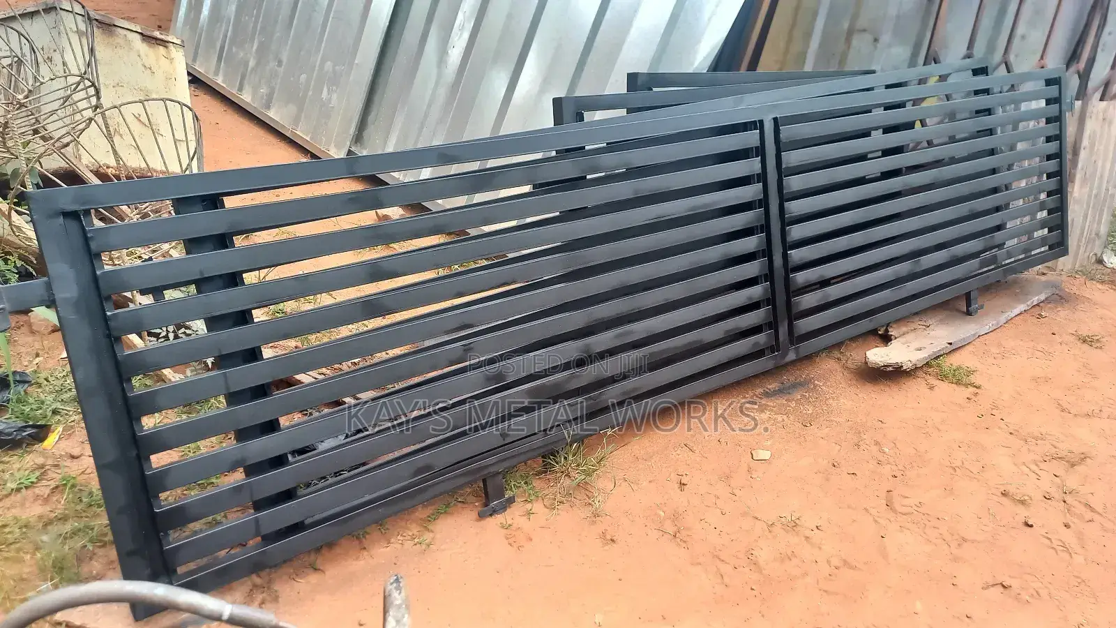 Modern Metal Fence Gate Wall Design – Custom Made