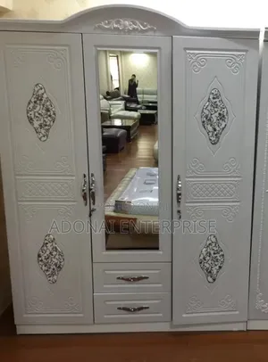 Most Eloquent White 3doors Wardrobe