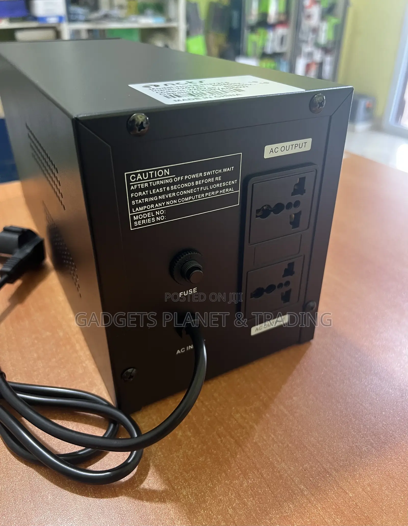 NCTS Uninterruptible Power Supply (Ups) 1500va - 900w