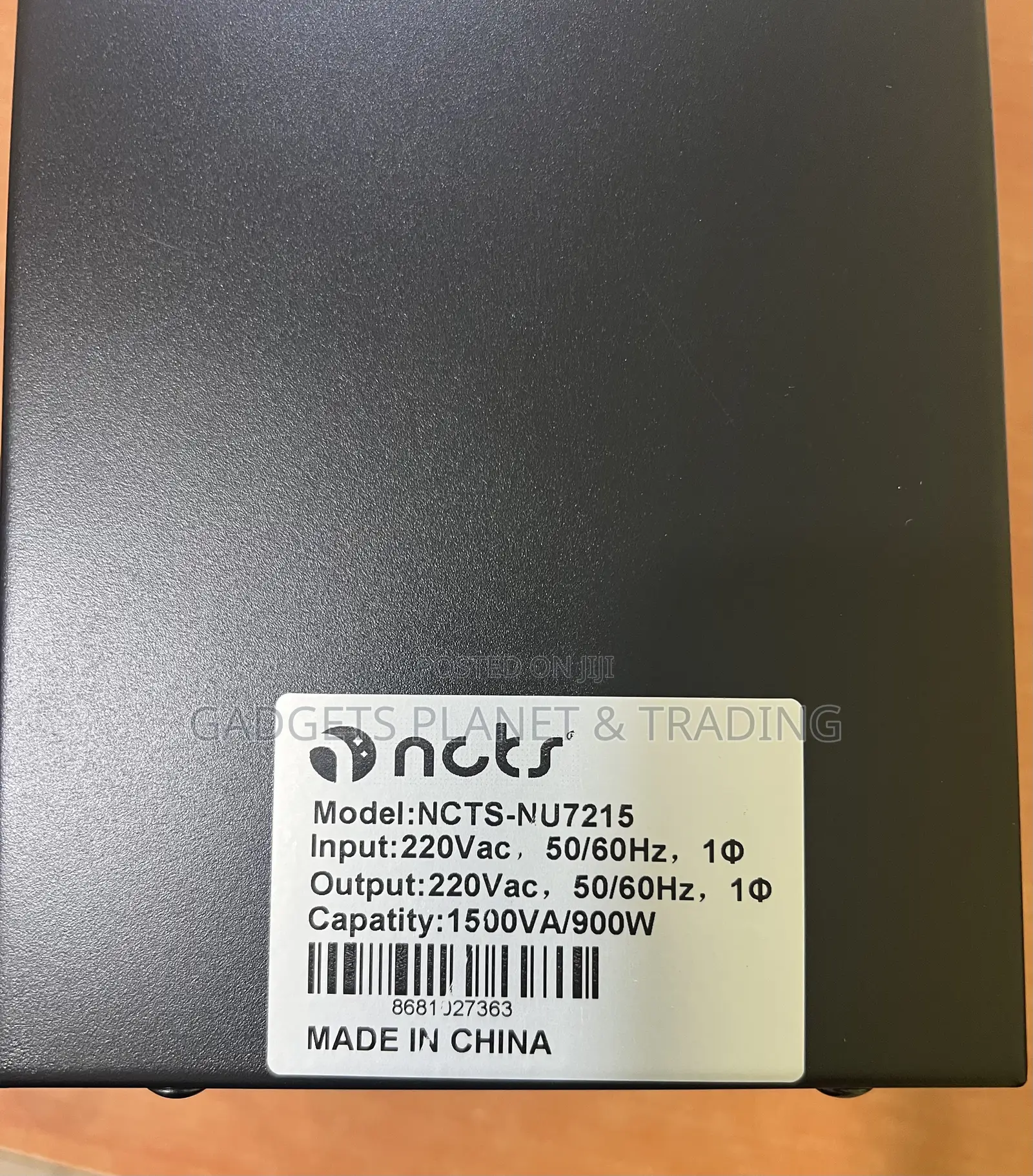 NCTS Uninterruptible Power Supply (Ups) 1500va - 900w