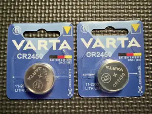 Original Varta 2450 Car Key Fob Battery