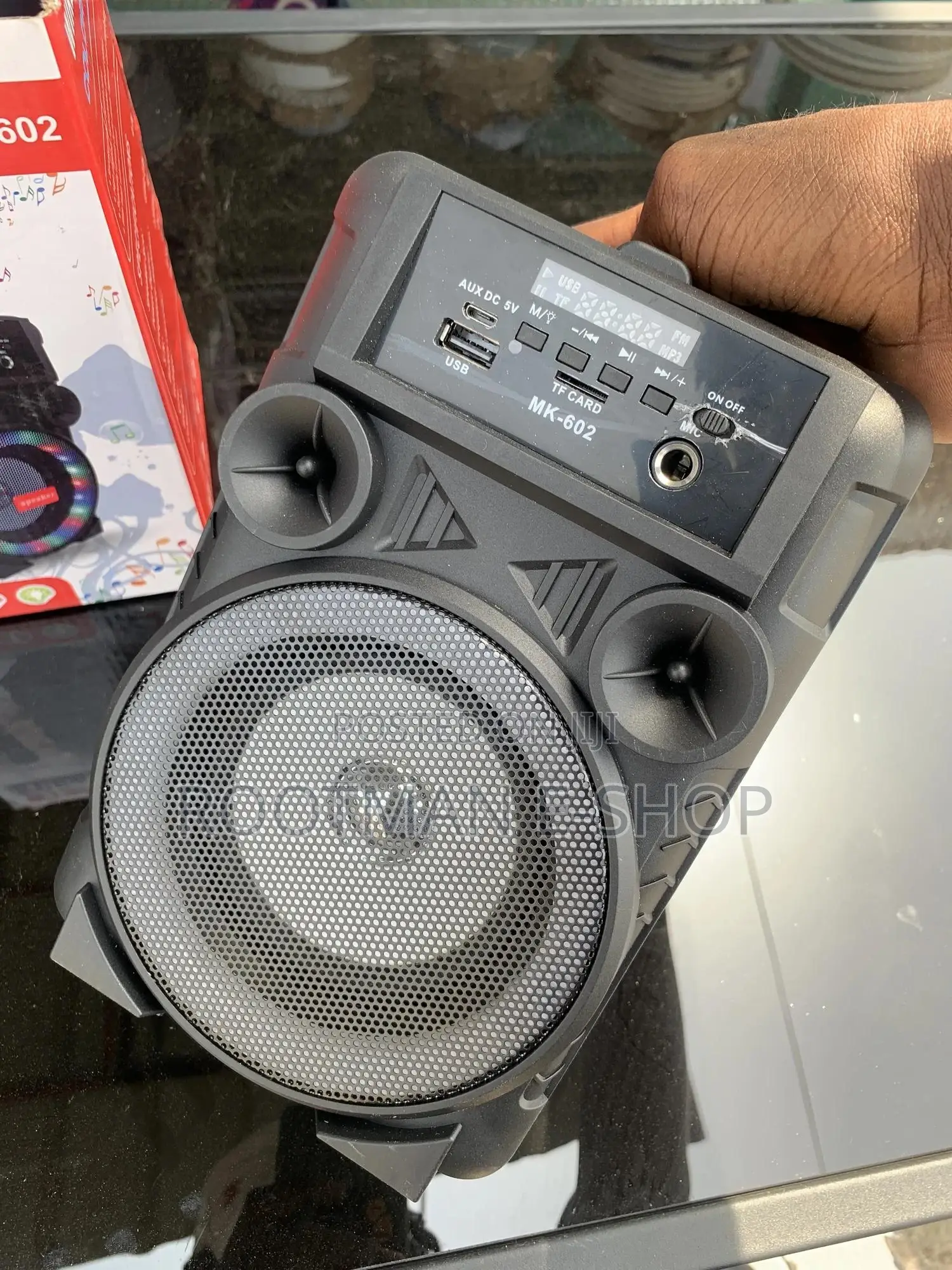 5 Inch LED RBG Bluetooth Speaker With (TF USB FM) Functions