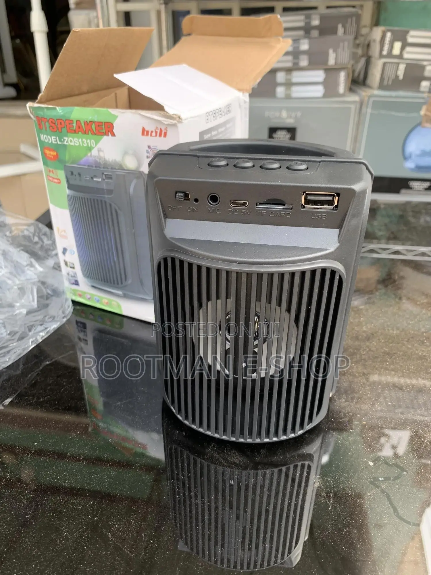 ZQS-1310 LED Bluetooth Speaker With Phone Holder