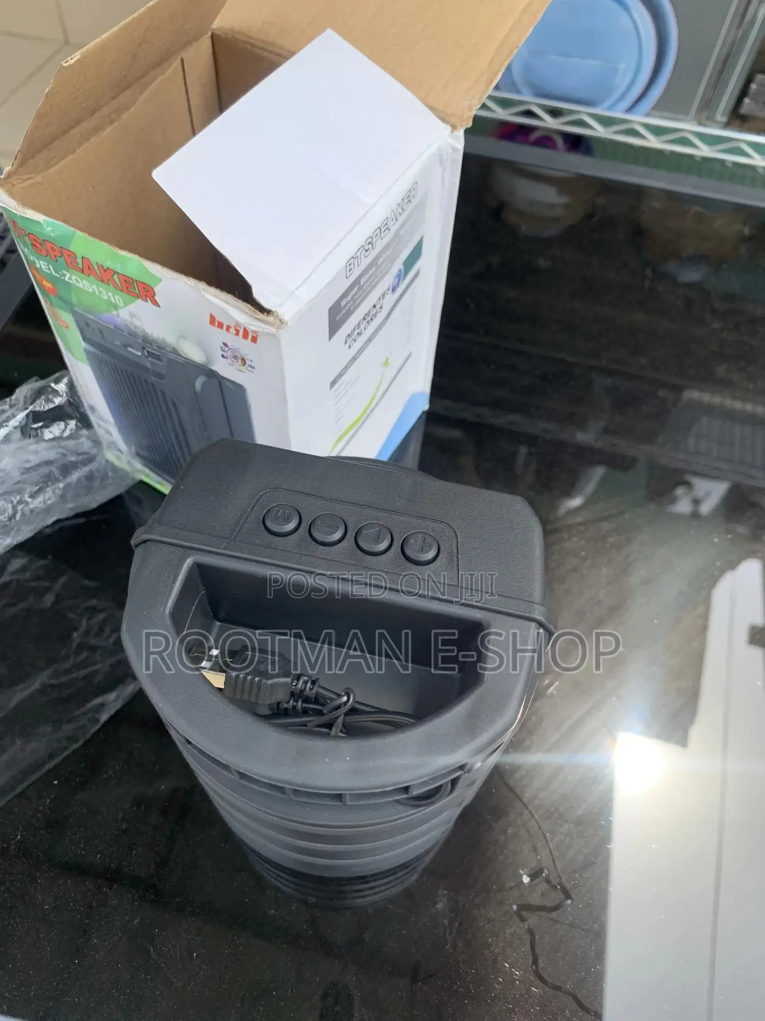 ZQS-1310 LED Bluetooth Speaker With Phone Holder