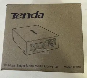 Tenda 100mbps Single-Mode Fiber Media Converter TFC100