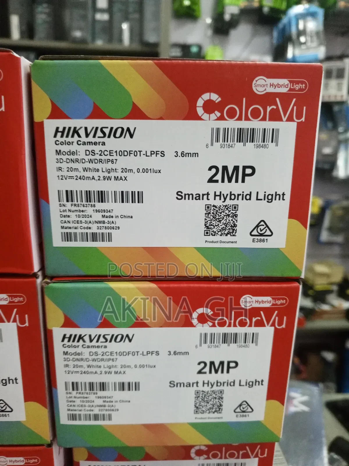 Hikvision 2 Mp Smart Colorvu Bullet Camera Ds-2ce10df0t-LPFS