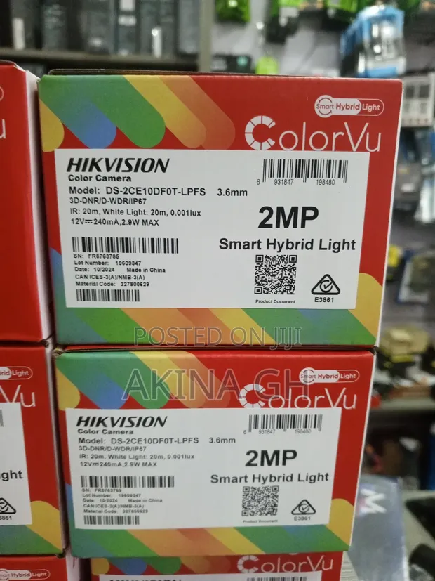 Hikvision 2 Mp Smart Colorvu Bullet Camera Ds-2ce10df0t-LPFS 2
