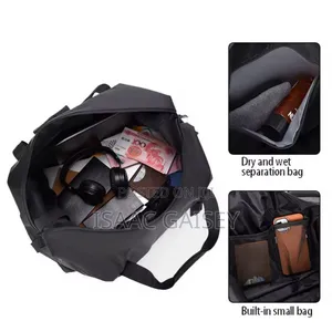 Large Capacity Leather Duffle Bags With More Compartments