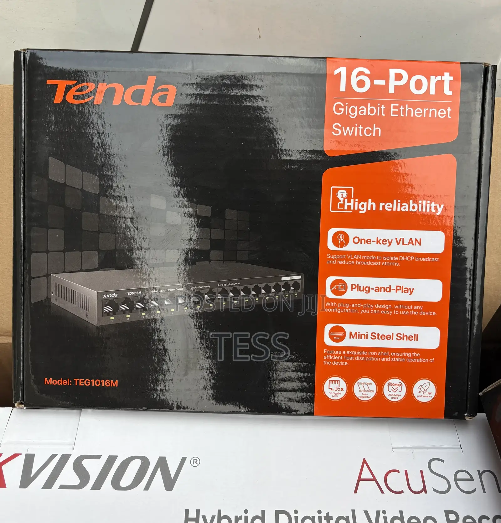 Tenda 16port Gigabit Ethernet Switch Unmanaged Teg1016m