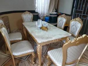 Designed Golden Dining Set