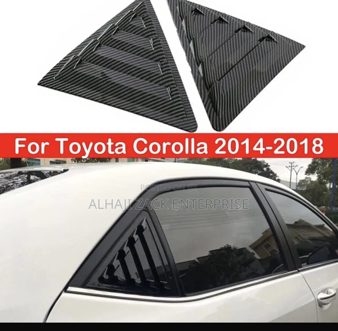 Corolla 2014 Window Shutters