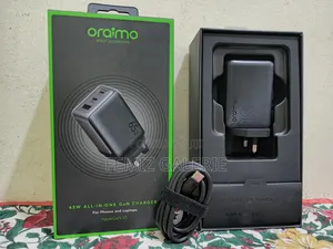 Oraimo Hyper Gan 65 65w Gan Wall Charger Kit + 100w Cc Cable