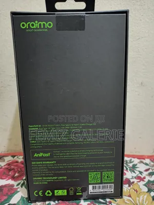 Oraimo Hyper Gan 65 65w Gan Wall Charger Kit + 100w Cc Cable